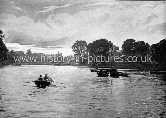 The Ferry, Eel Pie Island, Twickenham. c.1890's